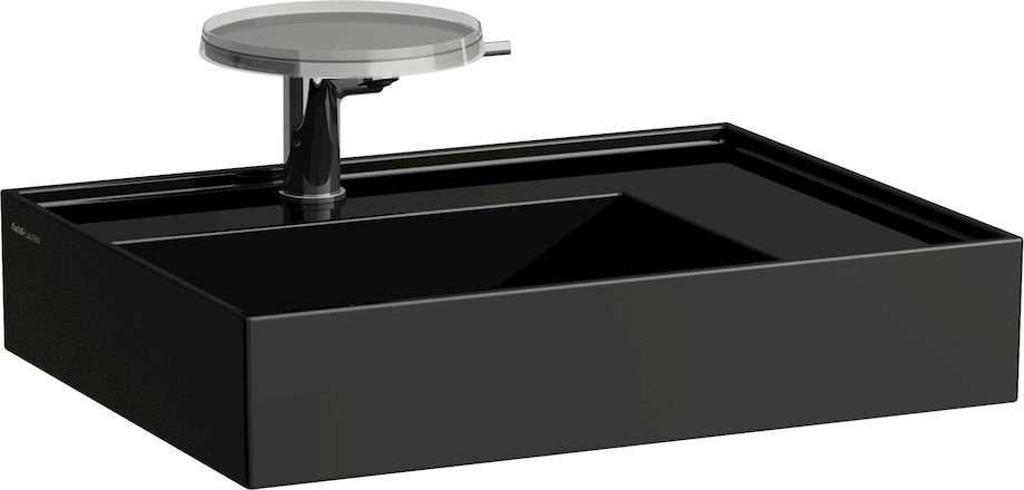 H8103344001121 Раковина с полочкой справа, со специальным скрытым сливом LAUFEN PRO - Вид №15