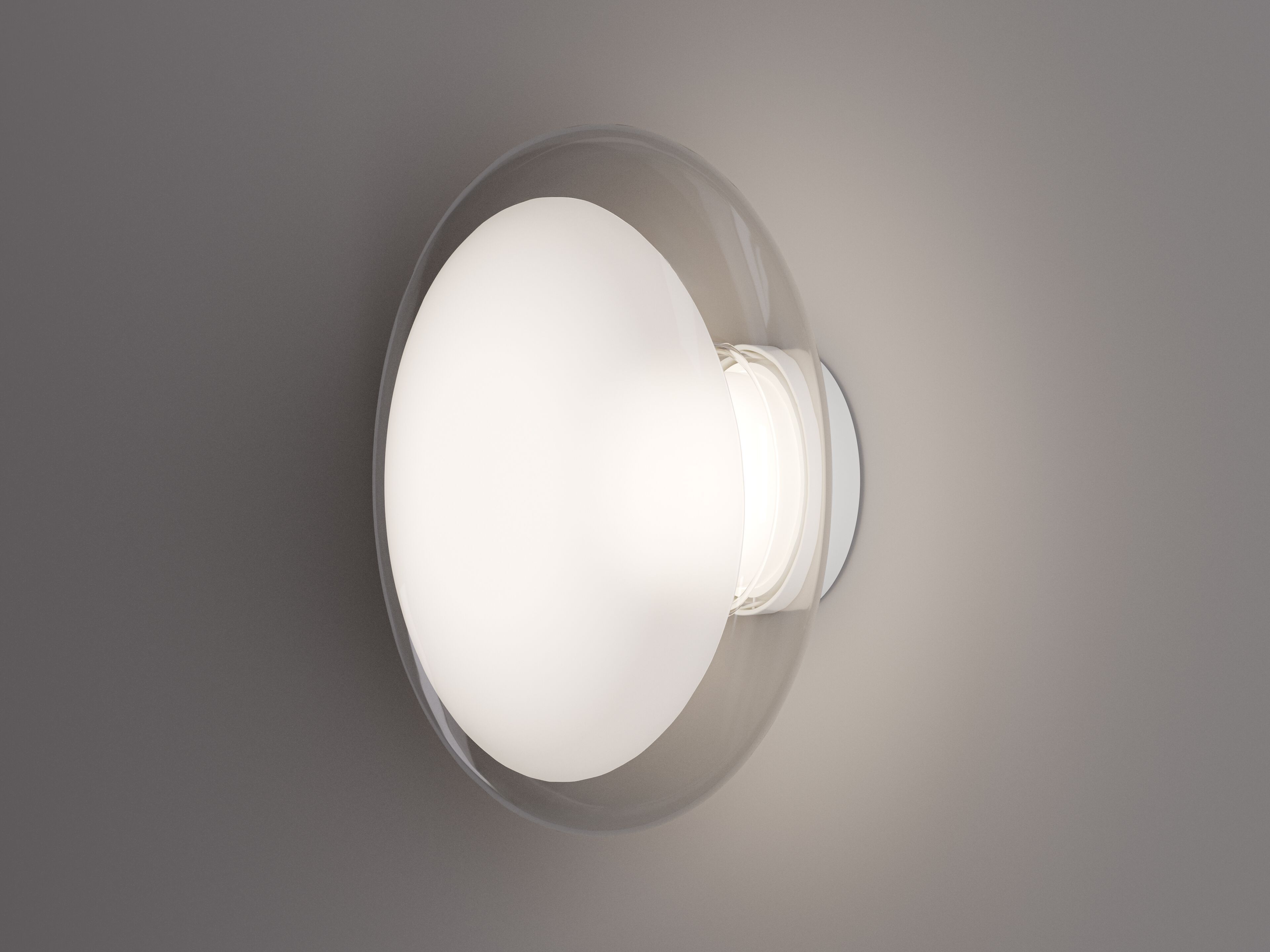 Потолочный светильник / Настенный светильник из дутого стекла Leucos Gill ARCH-00032249