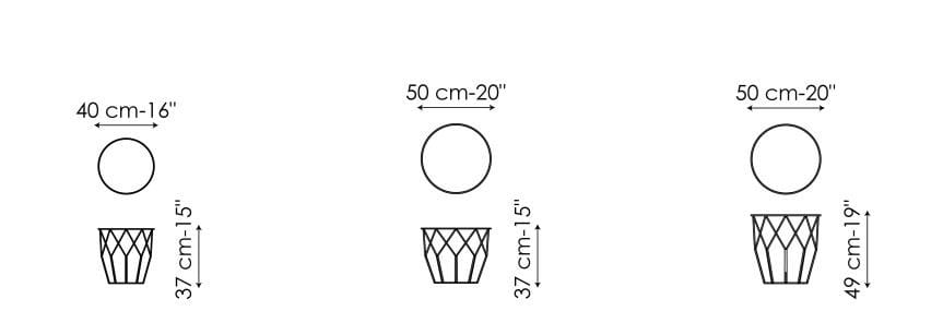 Высокий круглый керамический журнальный столик BONALDO ARCH-00121569 - Вид №4