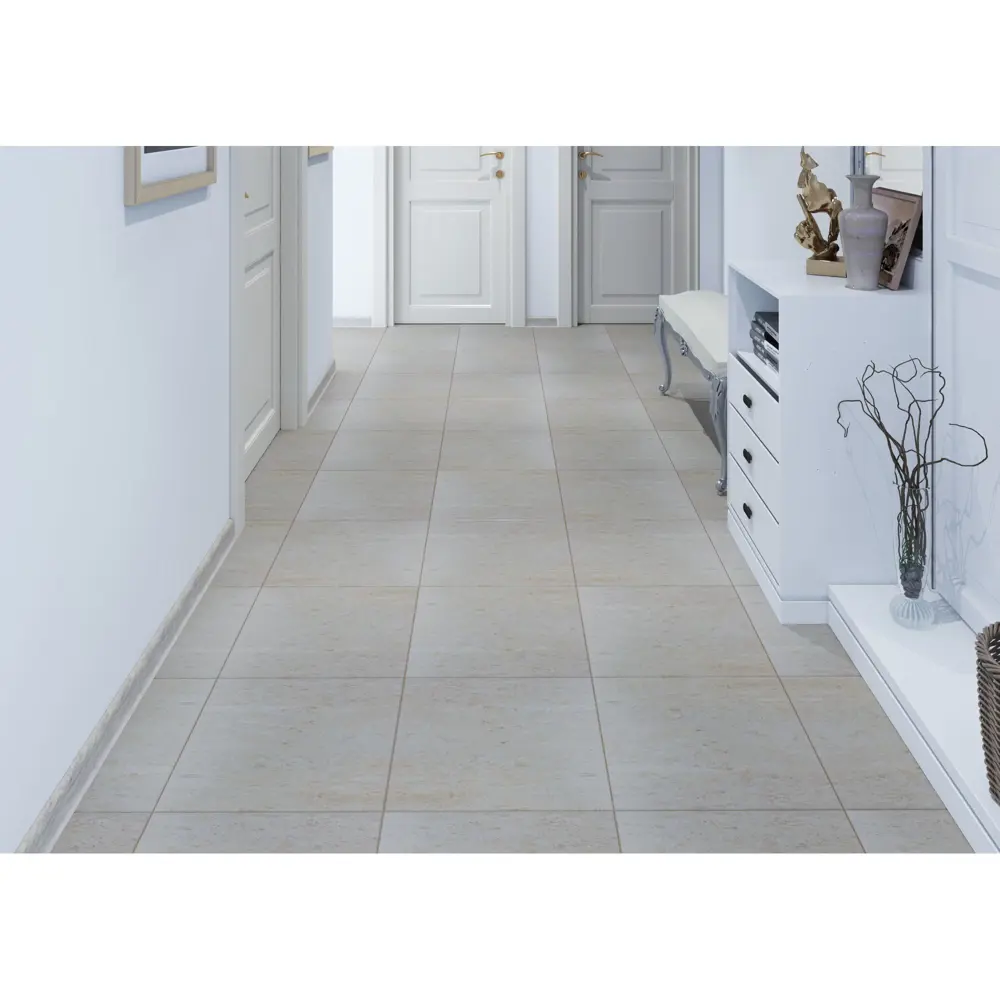 Керамогранит глазурованный EcoGres EV02 40х40 см 1.6 м2 цвет бежевый STLM-2079242 - Вид №2