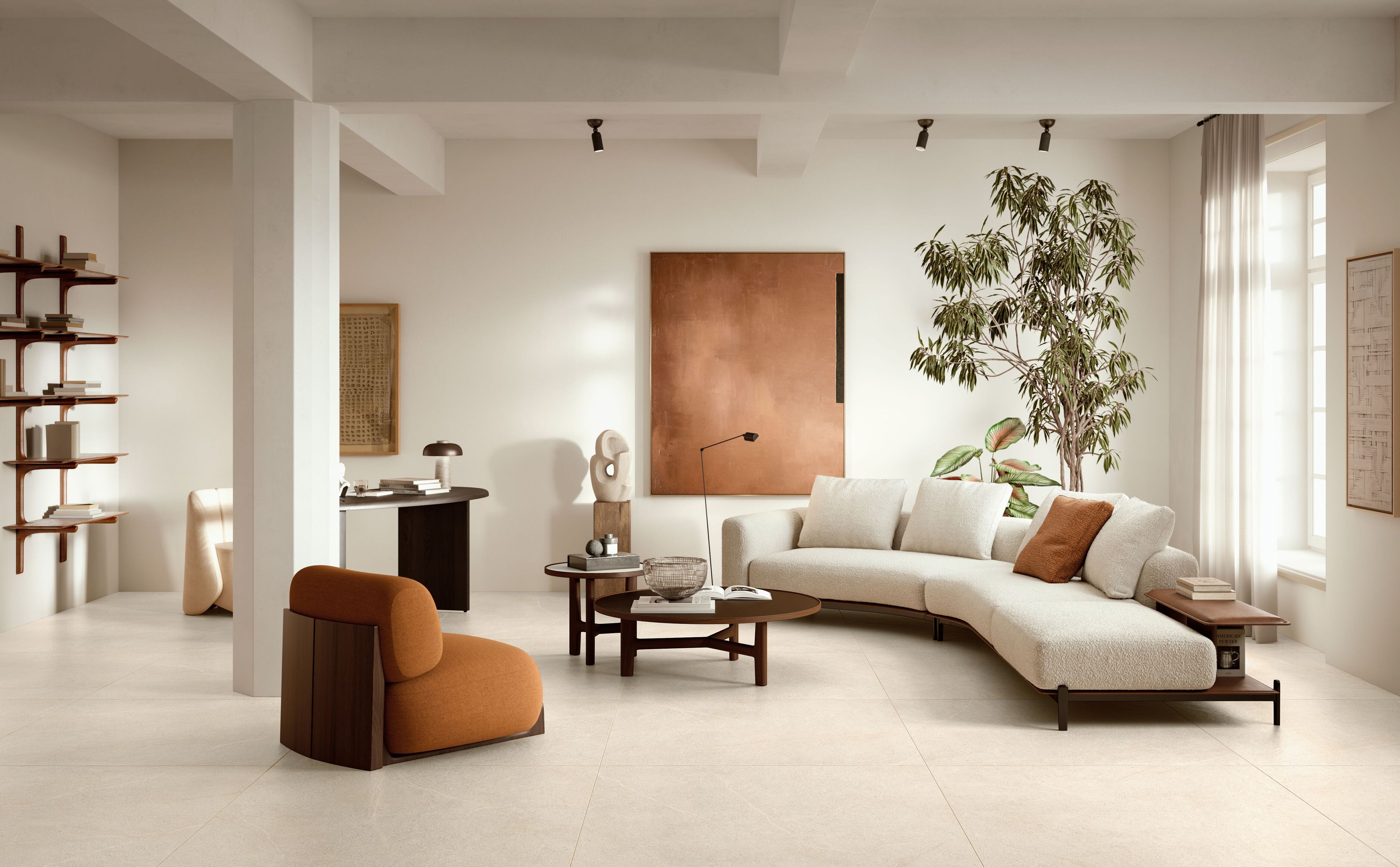 Пол / облицовка керамогранита с эффектом камня CERAMICA DEL CONCA SENSORIA ARCH-00150660 - Вид №1