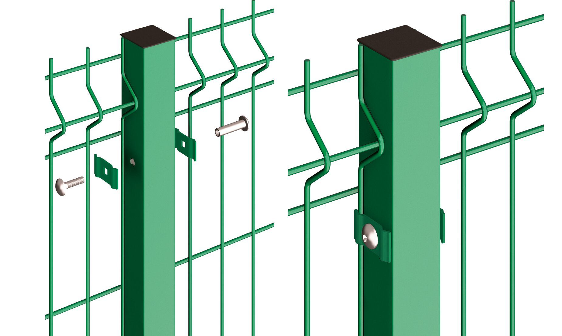 Стальной забор полюс Gruppo CAVATORTA P-QUADRO SYSTEM ARCH-00043397 - Вид №4