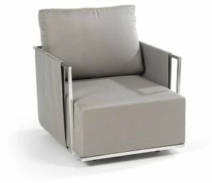 FISCHER MÖBEL Садовое кресло из модульной ткани с подлокотниками Suite