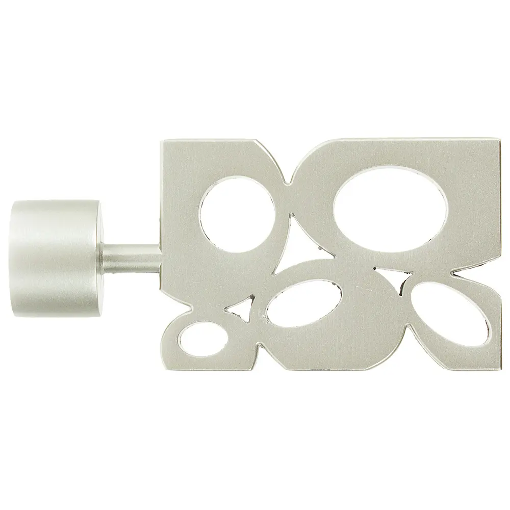 Наконечник «Листики» 5.5 см цвет матовая сталь INSPIRE STLM-2199513