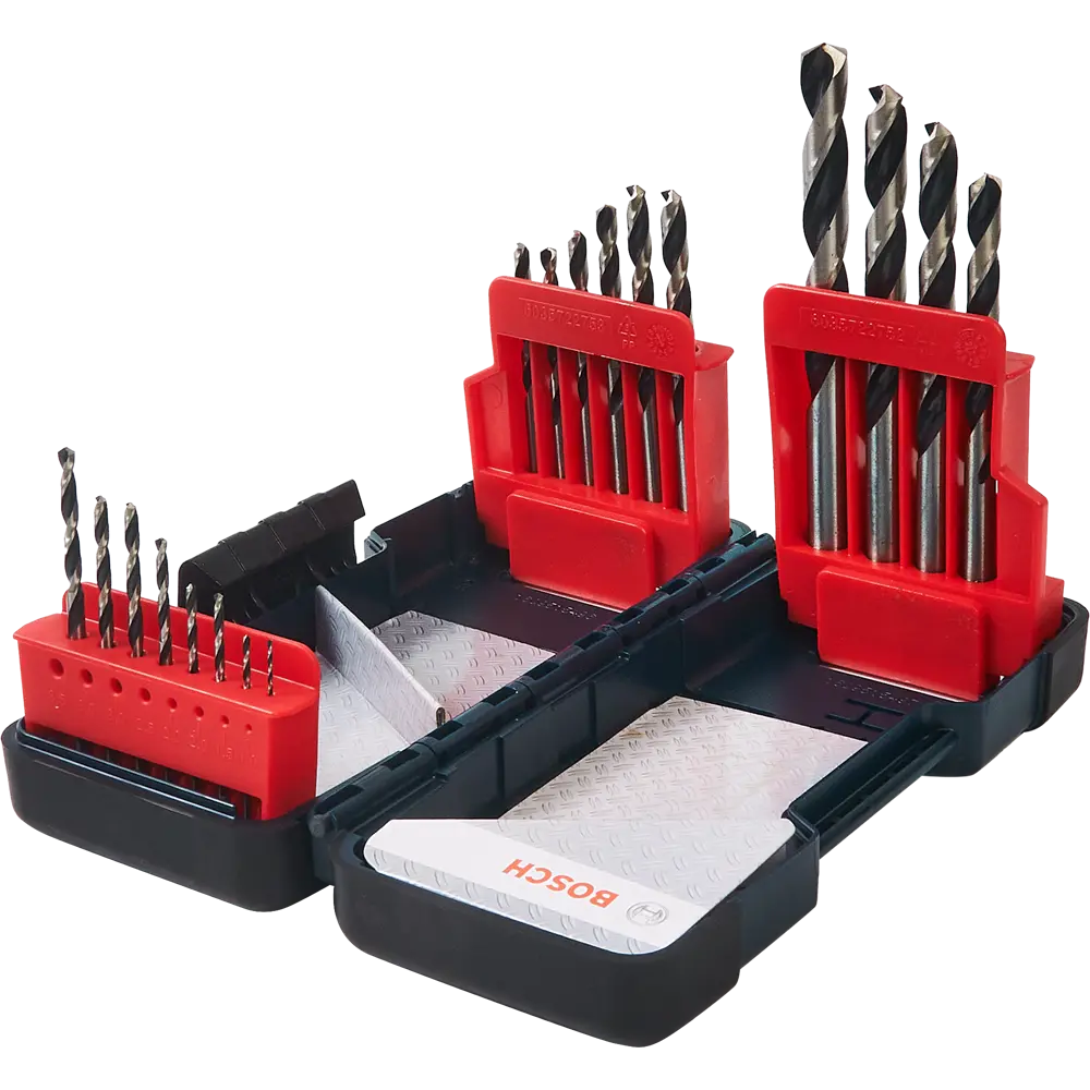 Набор свёрл по металлу HSS Bosch PointTeQ 2608577350, 18 шт BOSCH PROFESSIONAL STLM-2207573