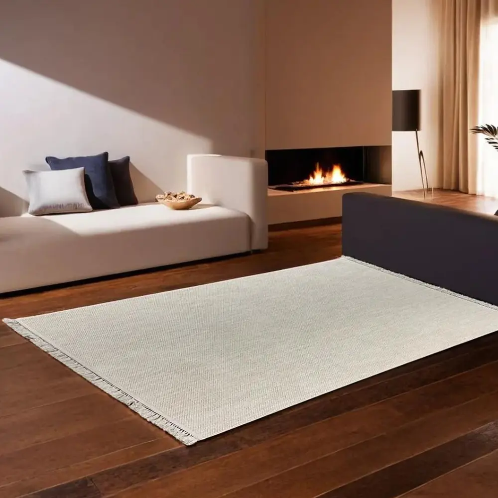 OZKAPLAN KARPET Vegas - кремовый ковер с петлевым ворсом 80x150 см 89374965 STLM-1338705