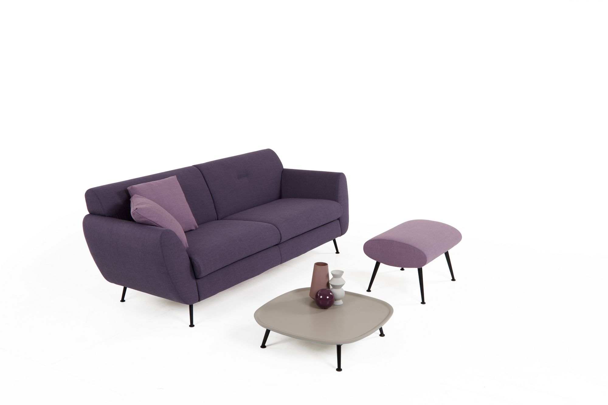 Прямоугольный бархатный пуф ESTEL GROUP Оливковый ARCH-00077474 - Вид №4