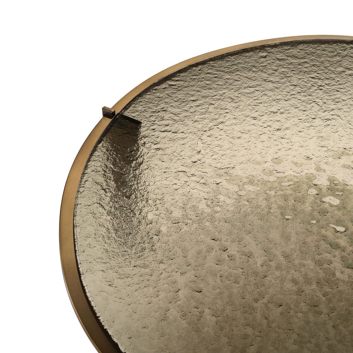 Круглый стеклянный журнальный столик FIAM ITALIA HALO ARCH-00109673 - Вид №3