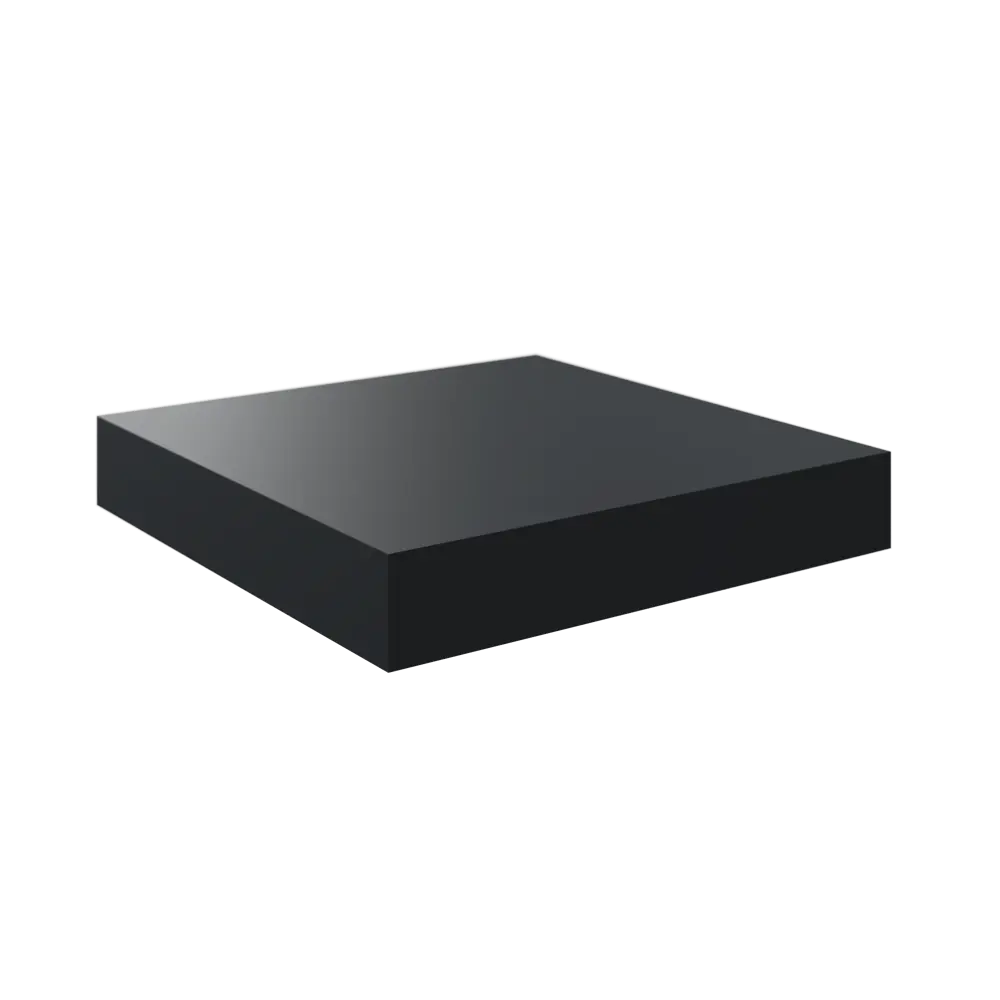 Полка настенная Spaceo Paris 23x23.5 см МДФ цвет чёрный STLM-2090225 - Вид №1