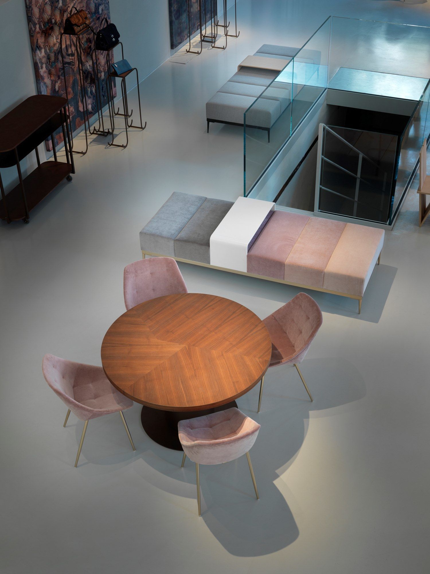 Стул из мягкой ткани со стальными ножками SITIA MISS LILY ARCH-00018774 - Вид №5