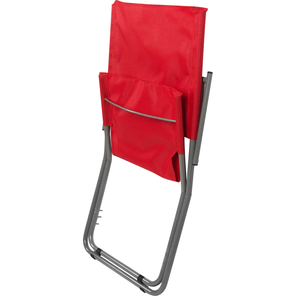Шезлонг Супернадежный отдых  62.8х93х63.2 см металл/полиэстер красный UBC GROUP 5 STLM-2096852 - Вид №1