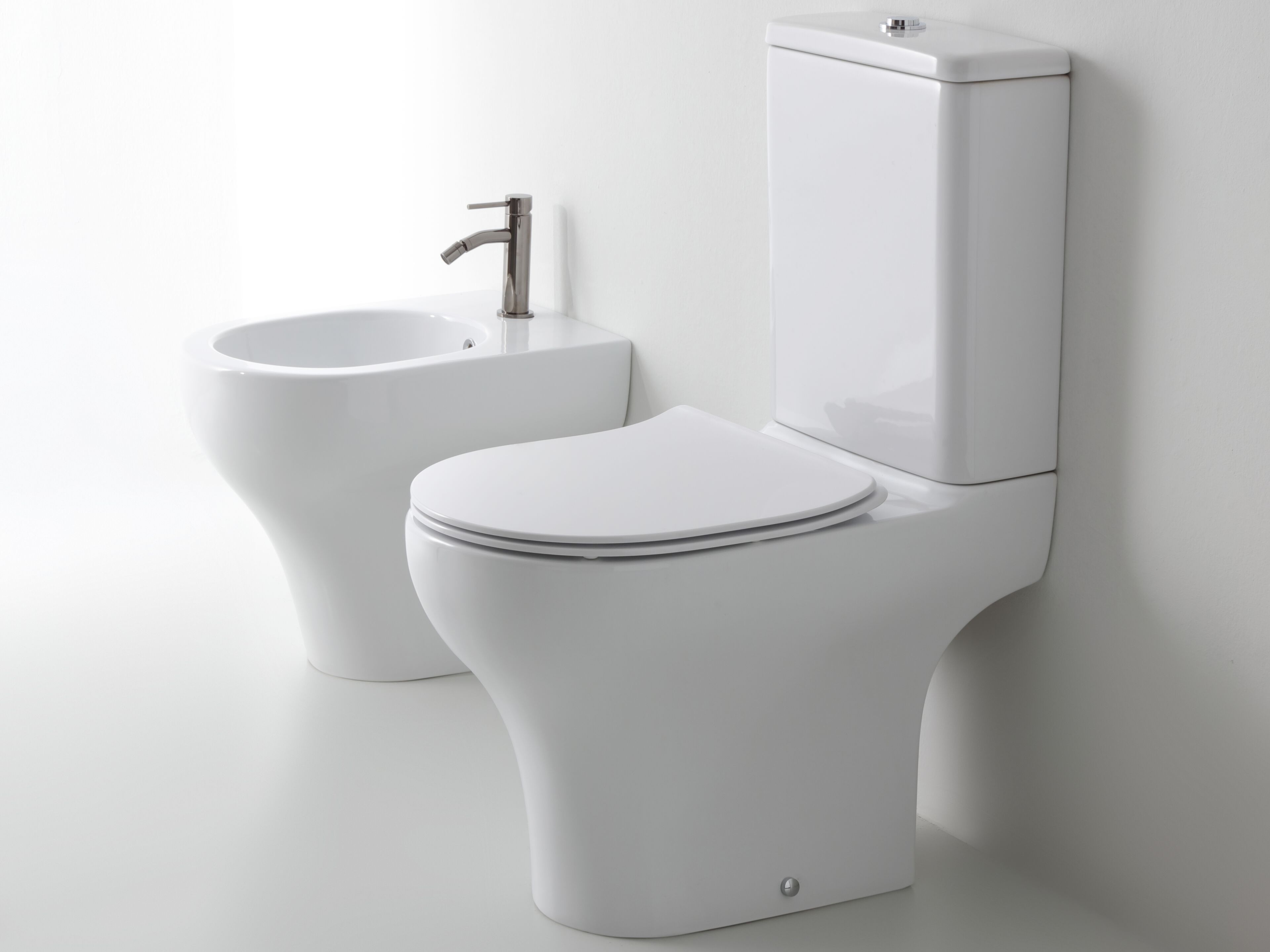 Цельный туалет в напольном стекле Olympia Ceramica CLEAR ARCH-00041975 - Вид №1