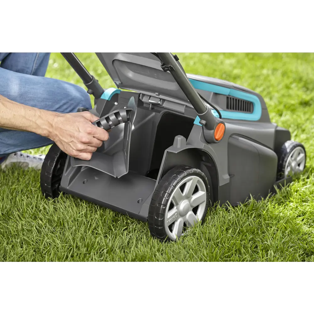 Газонокосилка электрическая PowerMax 1800/42 1700 Вт 42 см GARDENA STLM-2116731 - Вид №10