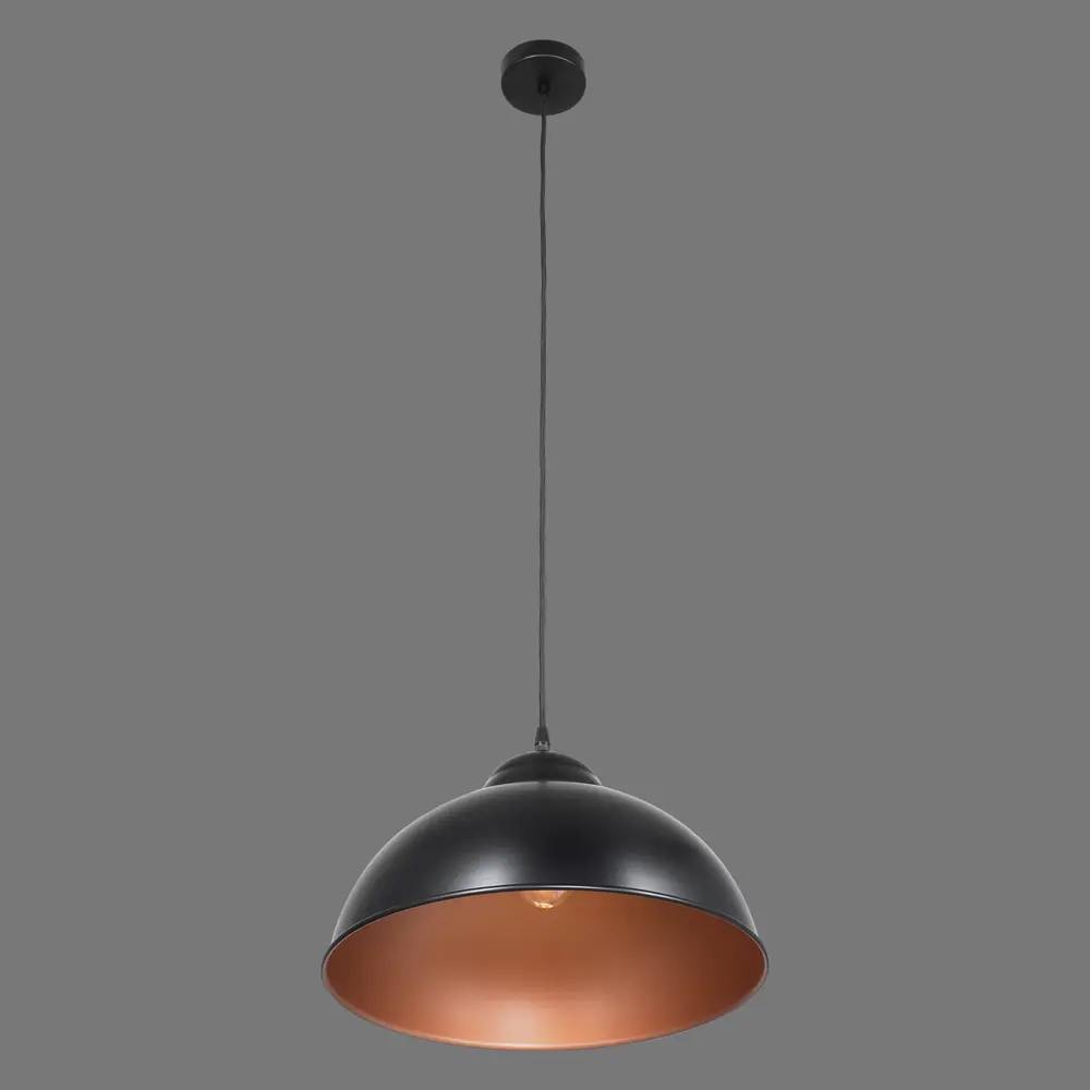 Подвесной светильник Eglo «Truro»-2» 1xE27x60 Вт, цвет чёрный/медный STLM-2184013 - Вид №3
