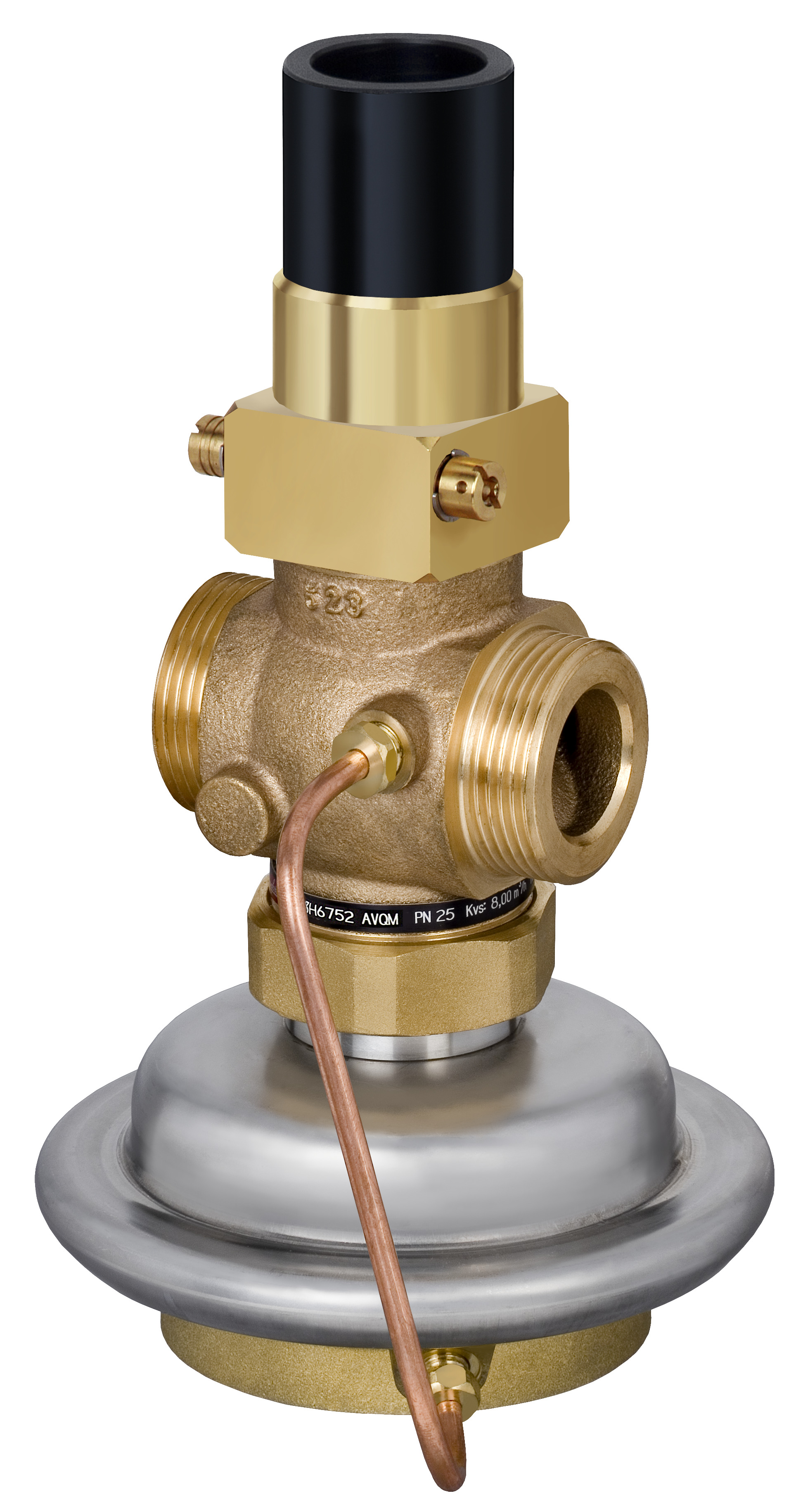 Danfoss Клапан регулирующий комбинированный AVQM с наружной резьбой или фланцевый Комб. р-рAVQM PN16 15/4//0,2/резьб. 003H6737  - Вид №40