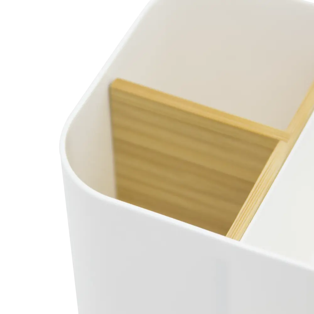 Прозрачная корзина для хранения SENSEA Bamboo с пробковой крышкой 82754670 STLM-0035523 - Вид №3