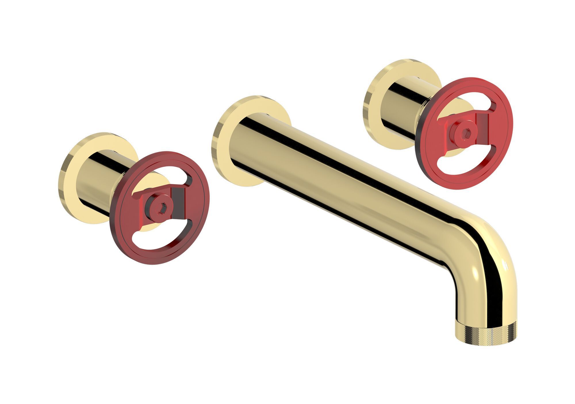 Настенный смеситель для раковины с 3 отверстиями IB Bold ARCH-00057322 - Вид №11