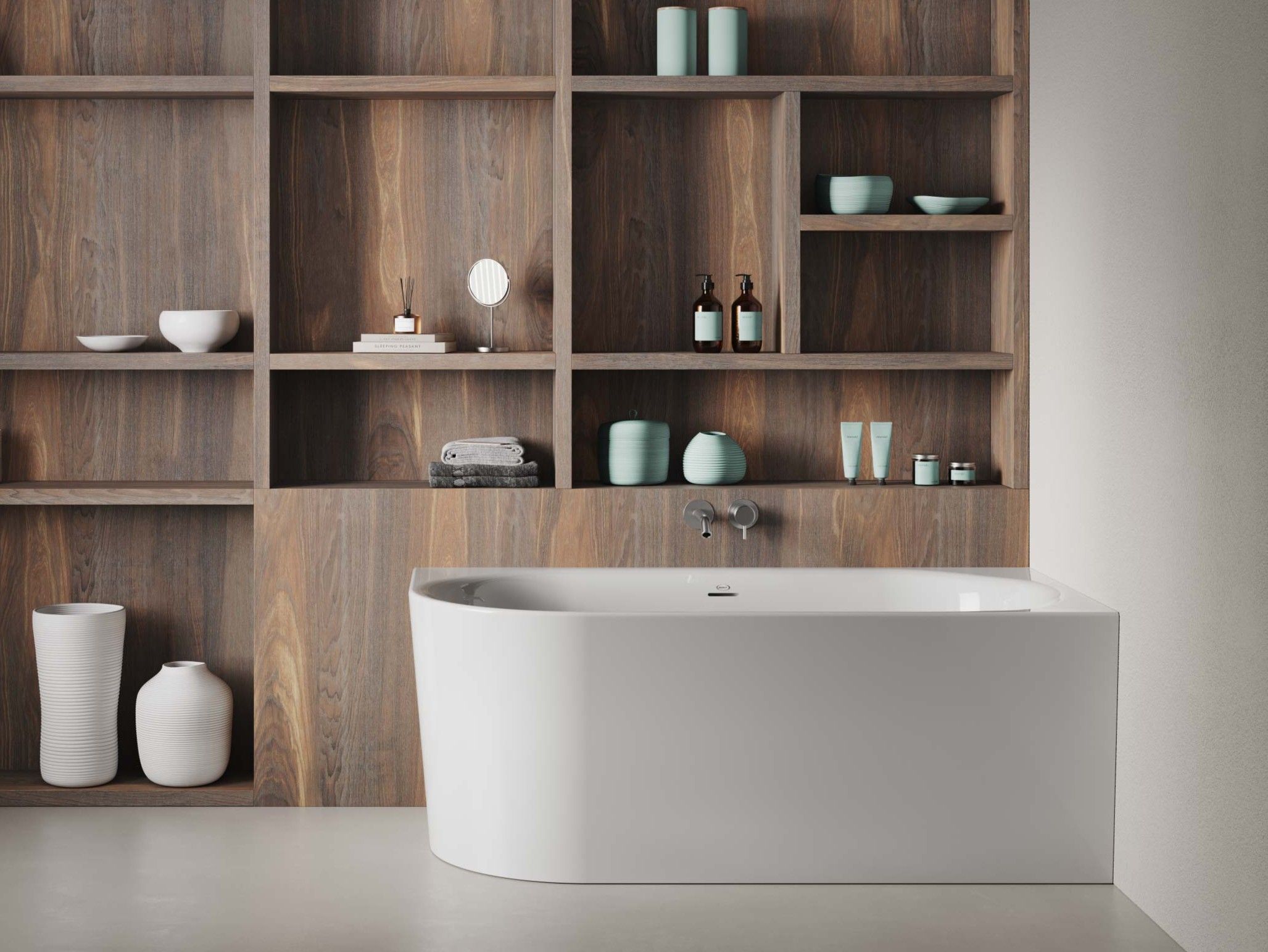 Акриловая угловая ванна Jacuzzi® гостиная ARCH-00052115