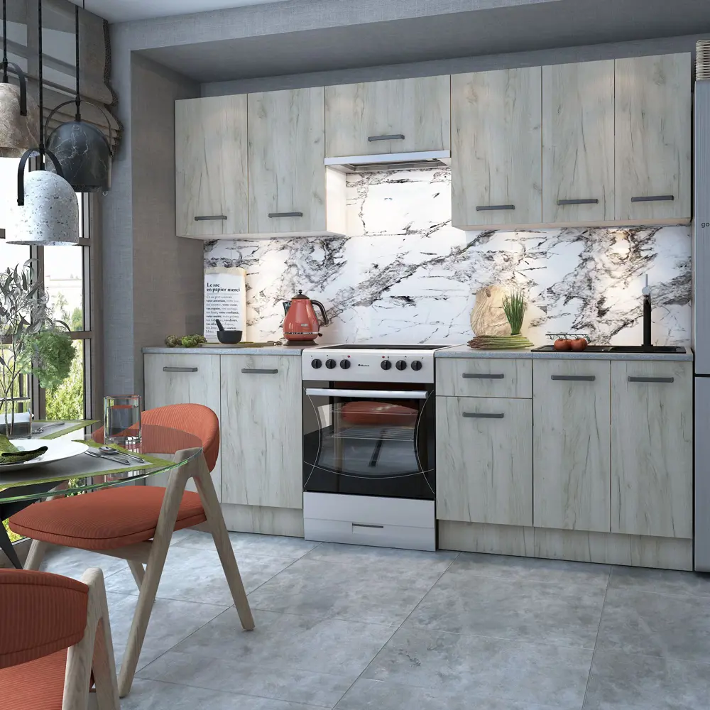 Кухонный шкаф Santreyd Дейма - стильное решение для современной кухни 87234016 Дейма темная STLM-0883996 - Вид №12