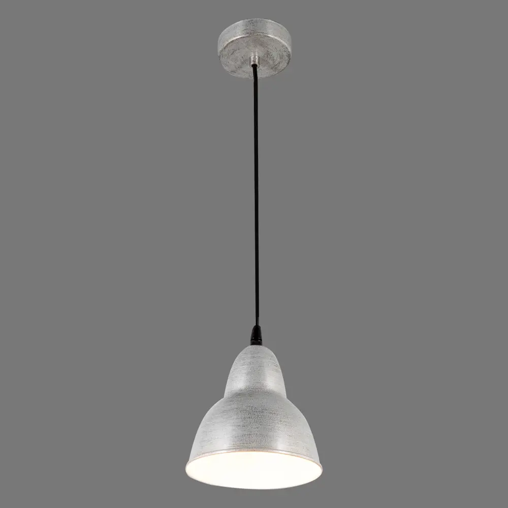 Подвесной светильник Eglo Truro 1хE27x60 Вт цвет серебро/патина Maytoni STLM-2199376