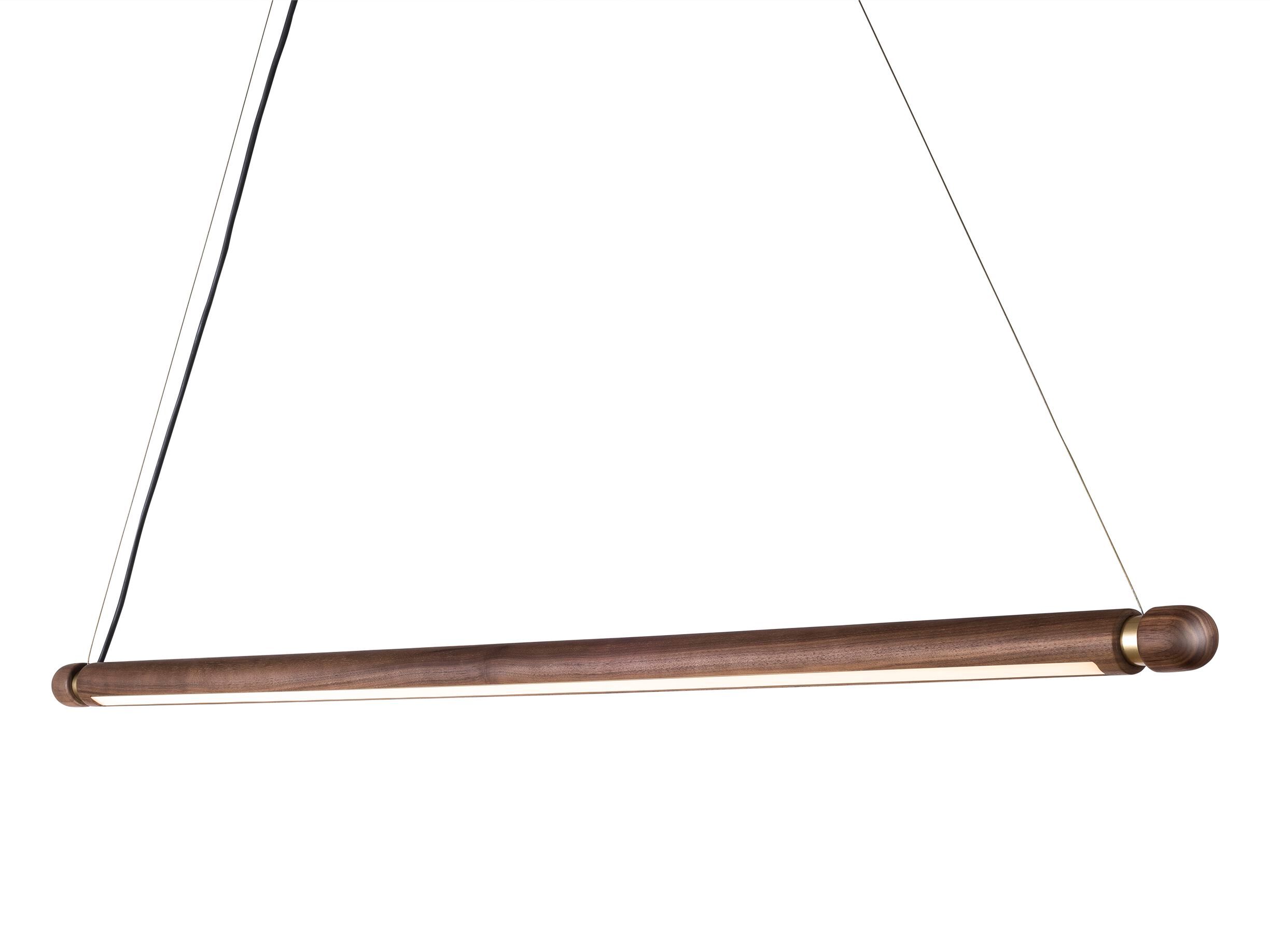 Светодиодный подвесной светильник из орехового дерева NOMON Linea ARCH-00055460