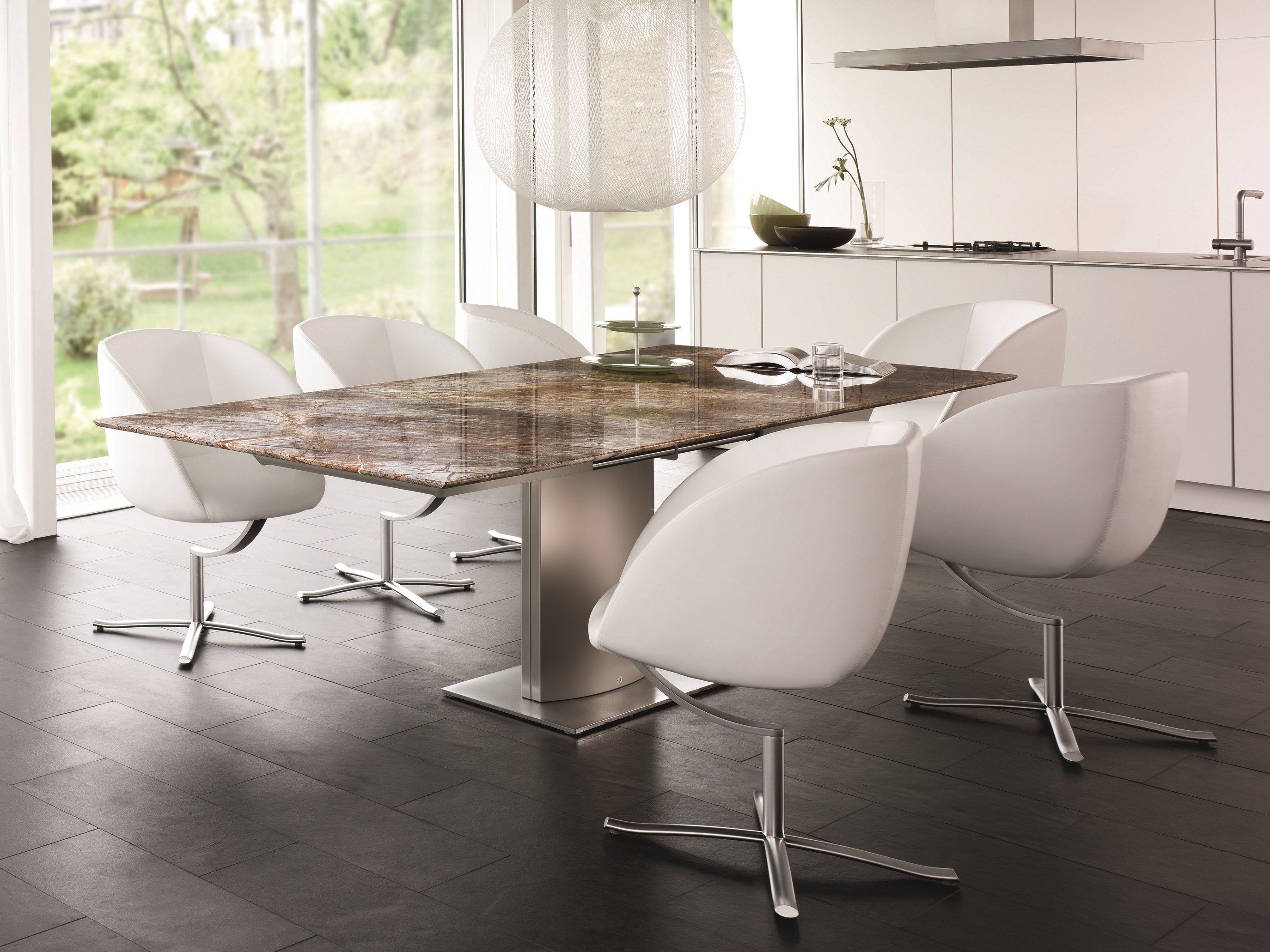 Прямоугольный обеденный стол из натурального камня Draenert ADLER II MAGNUM ARCH-00101026 - Вид №1