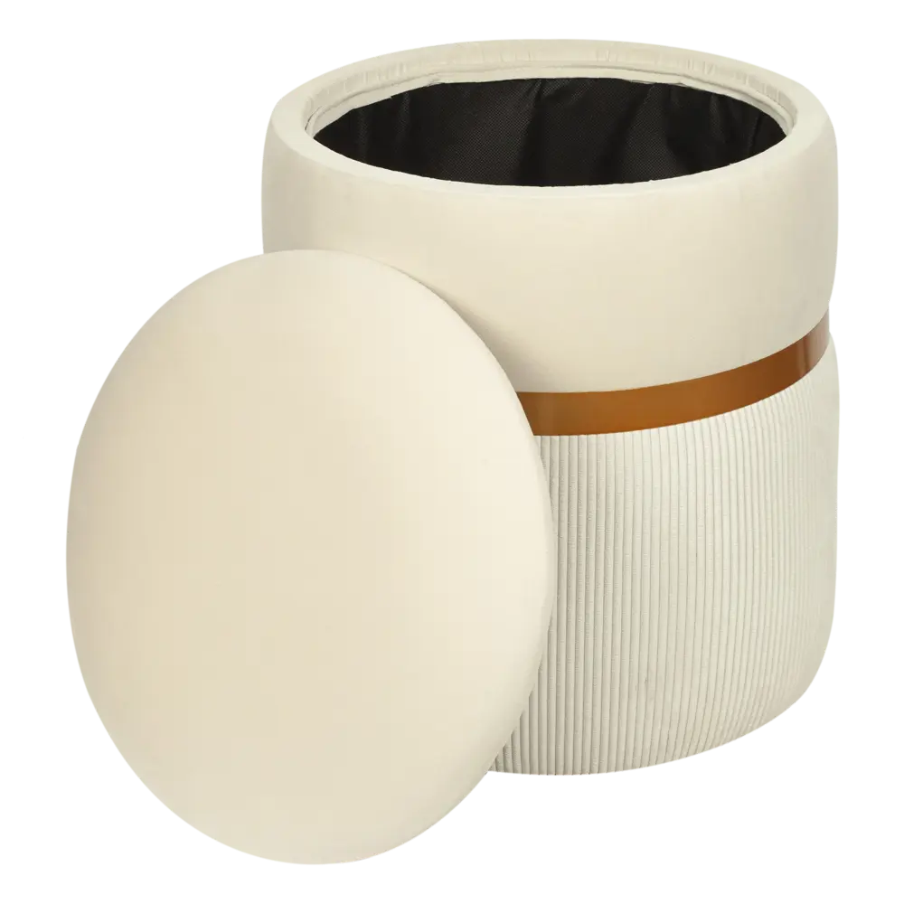 Santreyd Пуф бежевый - компактный акцент для уютного интерьера 88758344 STLM-1511123 - Вид №1