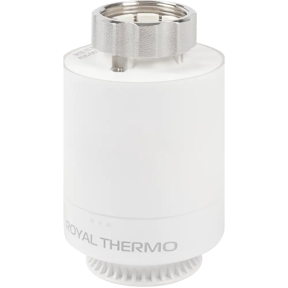 84335010 Термостатическая головка жидкостная Royal Thermo Smart Heat M30x1.5 белая STLM-0048520  - Вид №4