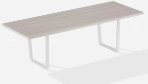 FAST Прямоугольный садовый стол из алюминия с имитацией дерева Orizon
