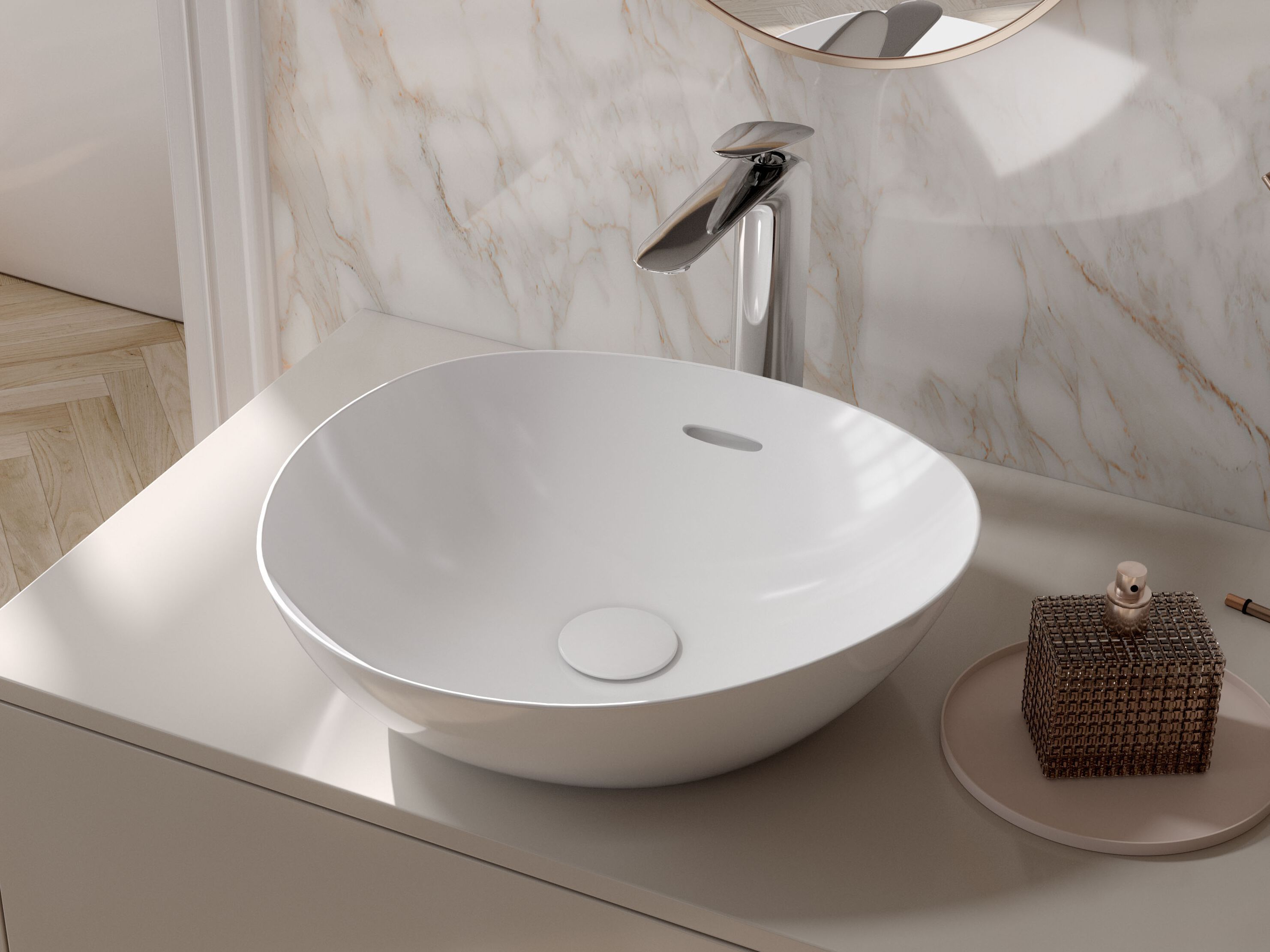 Керамическая столешница с переливом TOTO TA L4704E ARCH-00146349