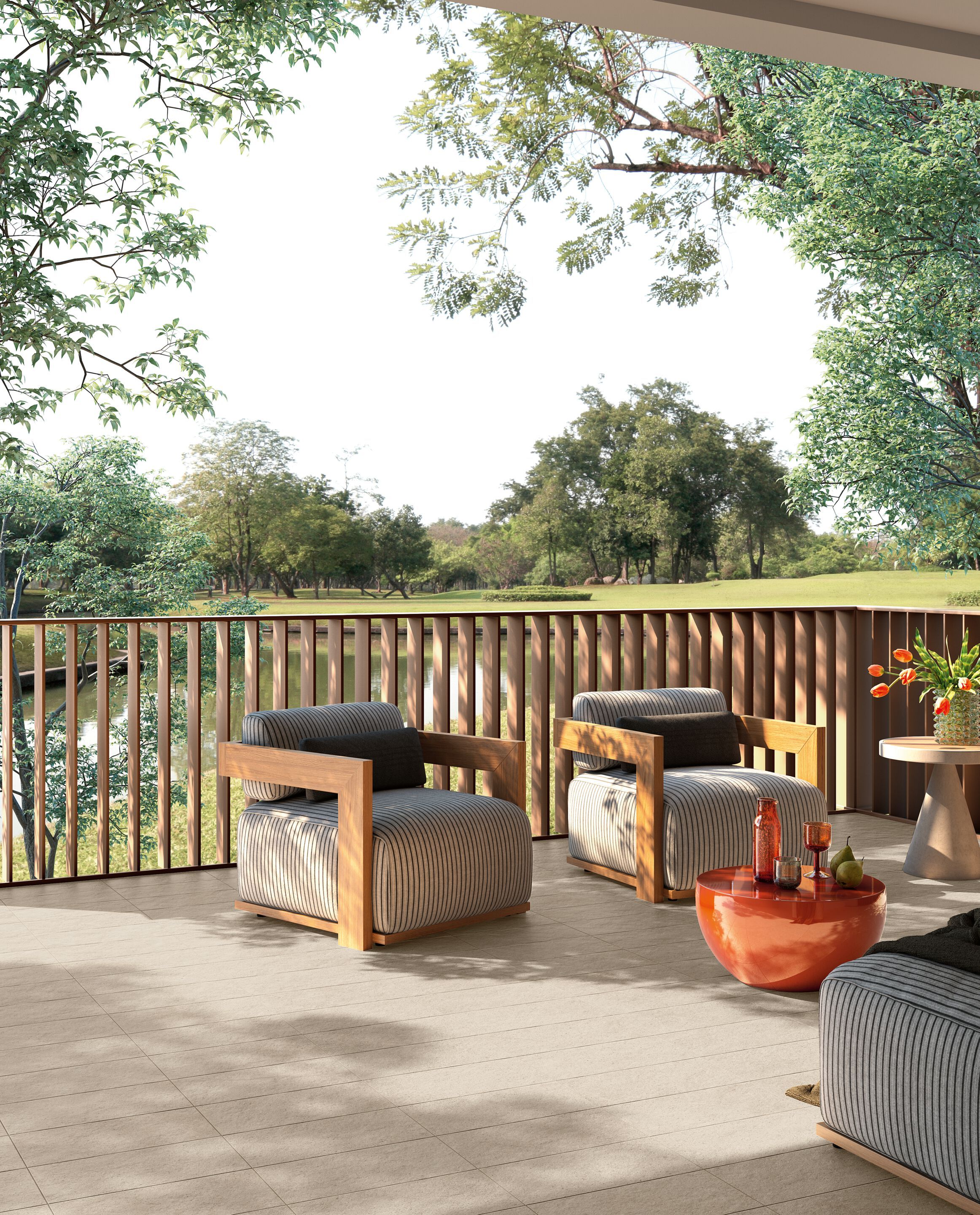 Пол / облицовка керамогранита с эффектом камня CERAMICA DEL CONCA SENSORIA ARCH-00150660 - Вид №10