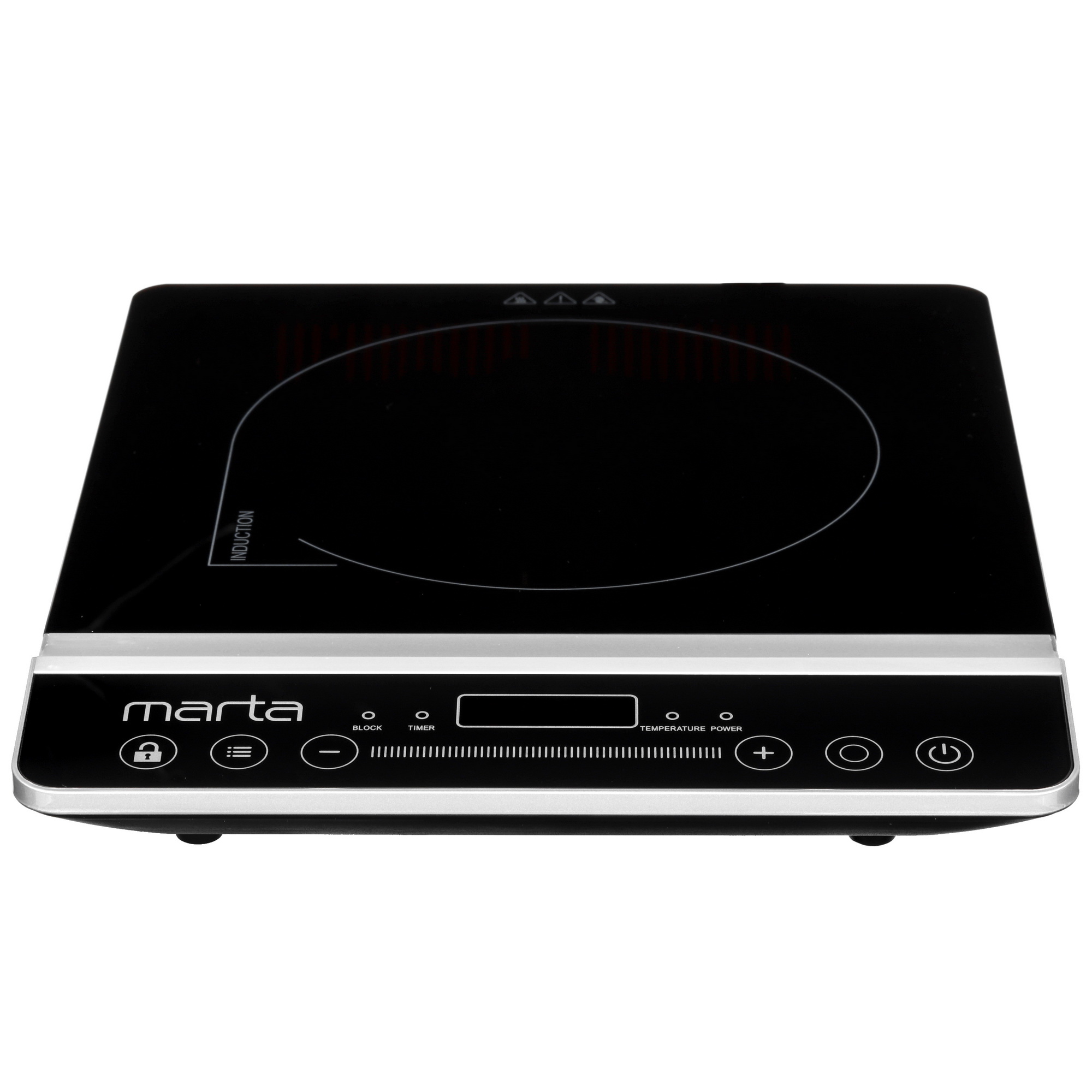 9058373 Плита компактная электрическая MARTA MT-HP4222B черный STDN-0067271 - Вид №1