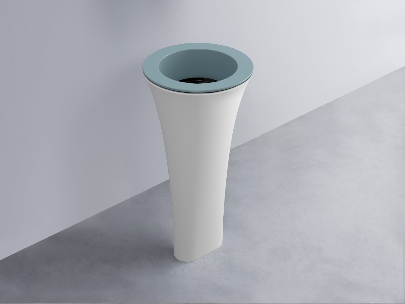 AMLA45-PL+AMPILT-N+AMCOLT-BL Раковина Amedeo Tondo отдельностоящая cielo Enjoy + Amedeo Ceramica Cielo