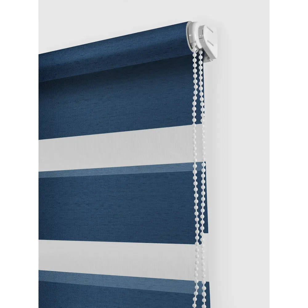 Штора рулонная день-ночь Madrid 60x160 см синяя MIAMOZA Коллекция 2024г STLM-2037569 - Вид №1