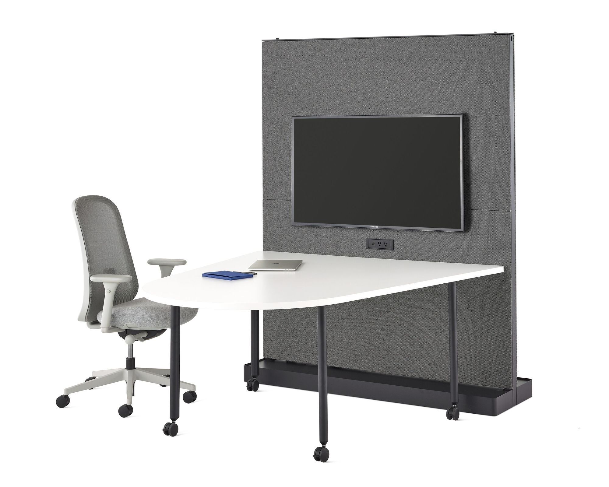 Мультимедийный тотем / делитель офисной комнаты Herman Miller OE1 ARCH-00141440 - Вид №3