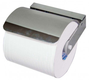 AC0967C Держатель рулона туалетной бумаги из хромированной латуни с крышкой mediclinics