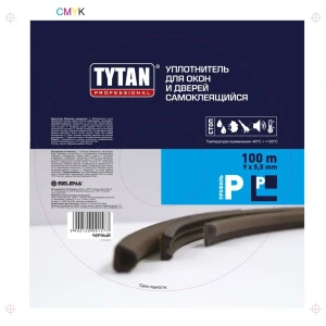 91051784 Уплотняющая лента TYTAN PROFESSIONAL 91577 9 X 5.5 мм 100 м STLM-1525223