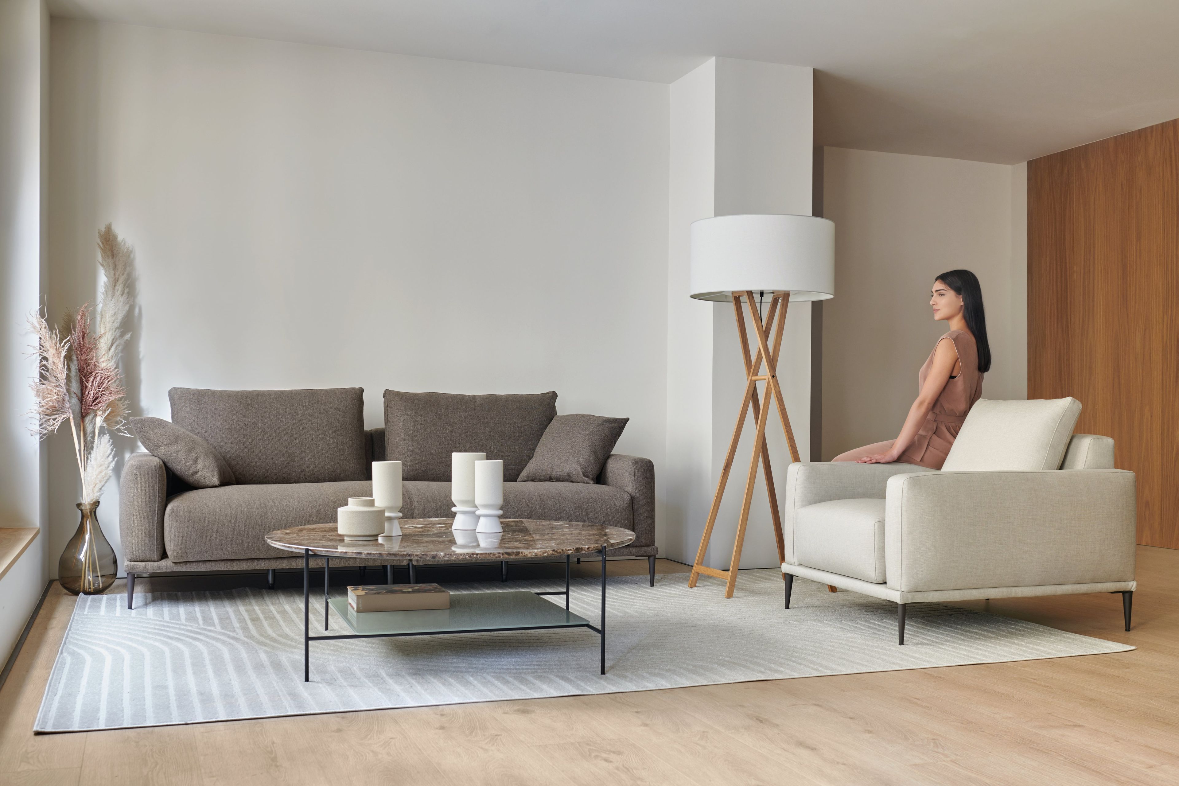 3-местный тканевый диван Lebom ALFIL ARCH-00145639 - Вид №1