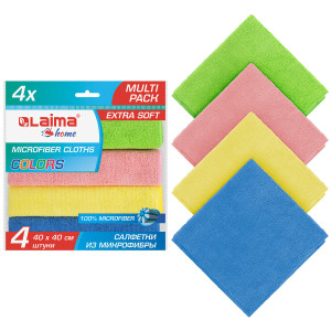 90835305 Салфетка Multi Pack Pro Colour 40 607793 4 шт STLM-0405329 LAIMA