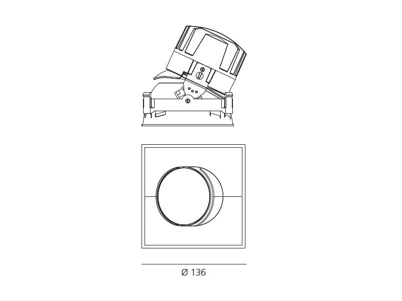 Алюминиевый квадратный регулируемый светодиодный прожектор Artemide Everything ARCH-00007327 - Вид №7