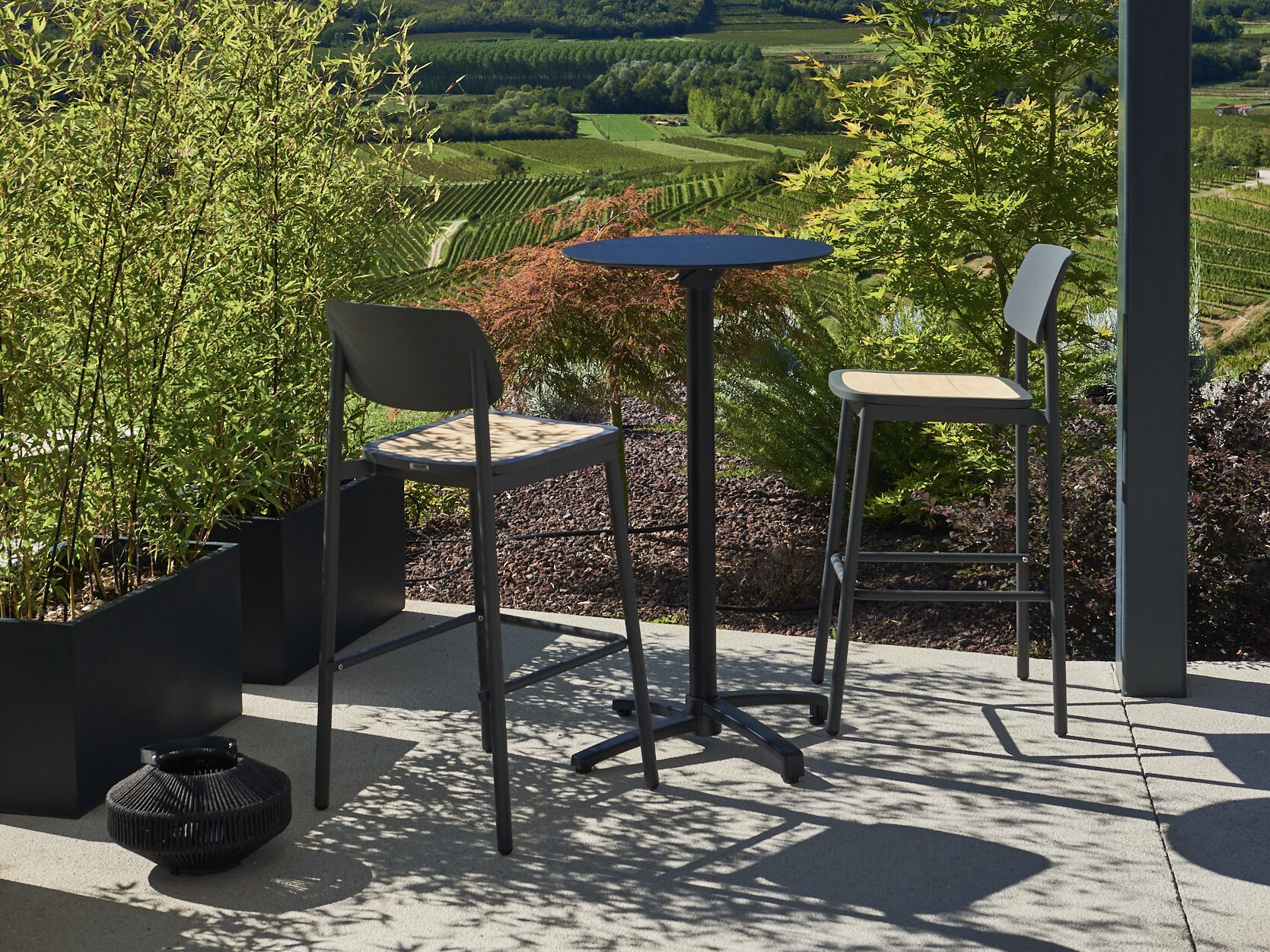 Высокий садовый стул со спинкой DRIGANI Noa ARCH-00059976