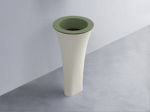 AMLA45-AG+AMPILT-LV+AMCOLT-TL Раковина Amedeo Tondo отдельностоящая cielo Enjoy + Amedeo