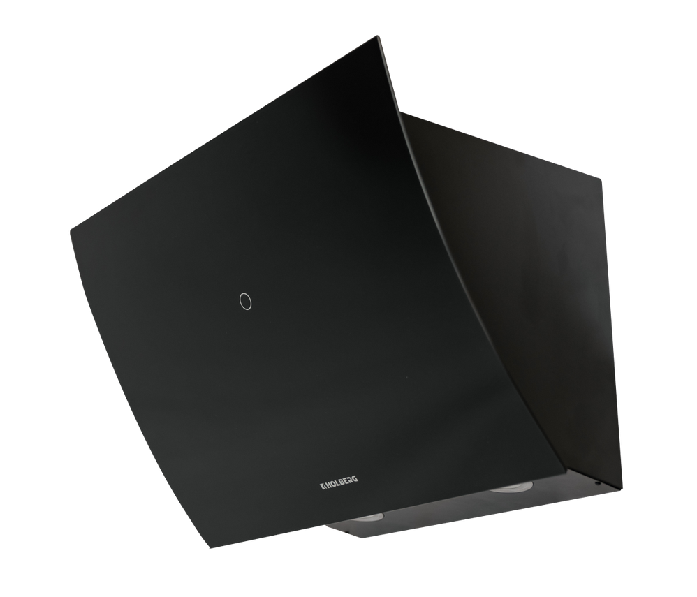9118243 Вытяжка наклонная HOLBERG LUNA 600TBL черный STDN-0053177 - Вид №1