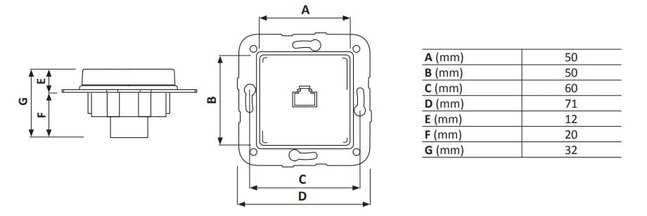 Гнездо данных GI Gambarelli Arreda Quadra ARCH-00070097 - Вид №2