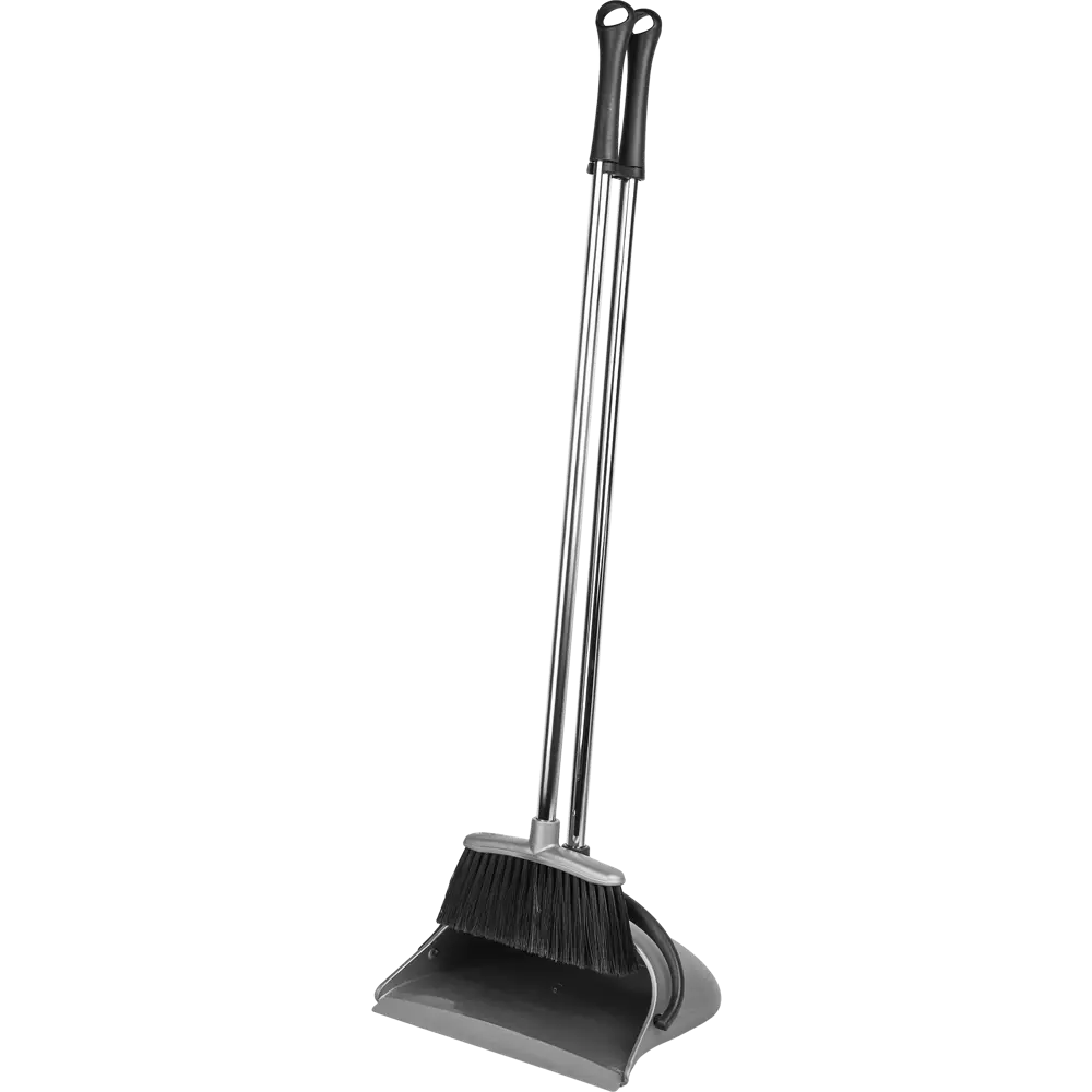 Щетка с совком Apex Duck Set пластик цвет серый STLM-2138843