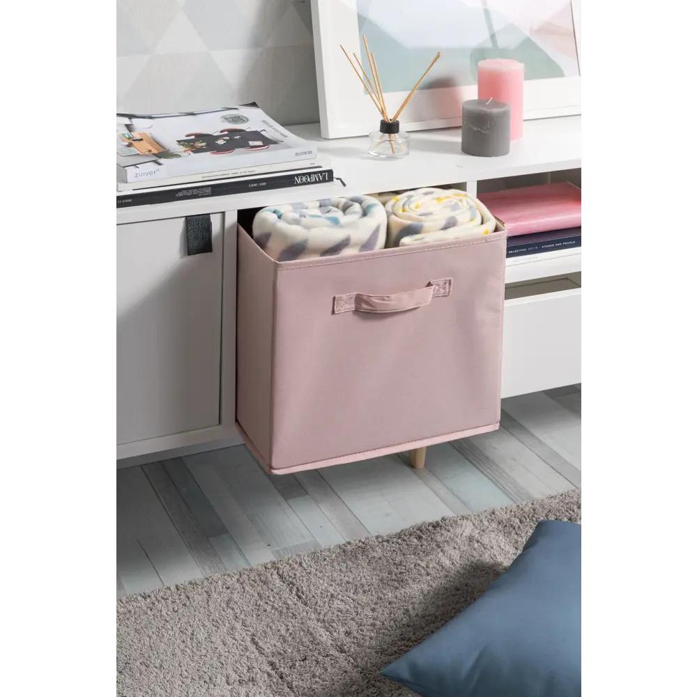 Короб Spaceo KUB Kiss 31x31x31 см 29.7 л полиэстер цвет розовый STLM-2125238 - Вид №2