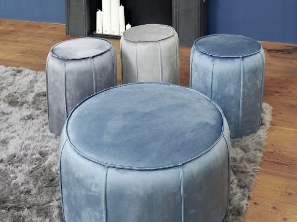 Круглый пуф из ткани LAMBERT BOVARY ARCH-00070654 - Вид №1