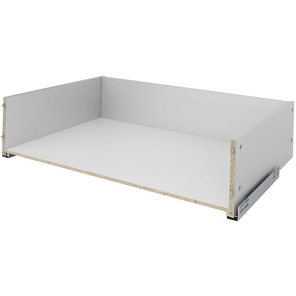 Выдвижной ящик для кухни 75.2x17.7x51.1 см KONSENSA ДСП цвет серый Отсутствует STLM-2014056 - Вид №1