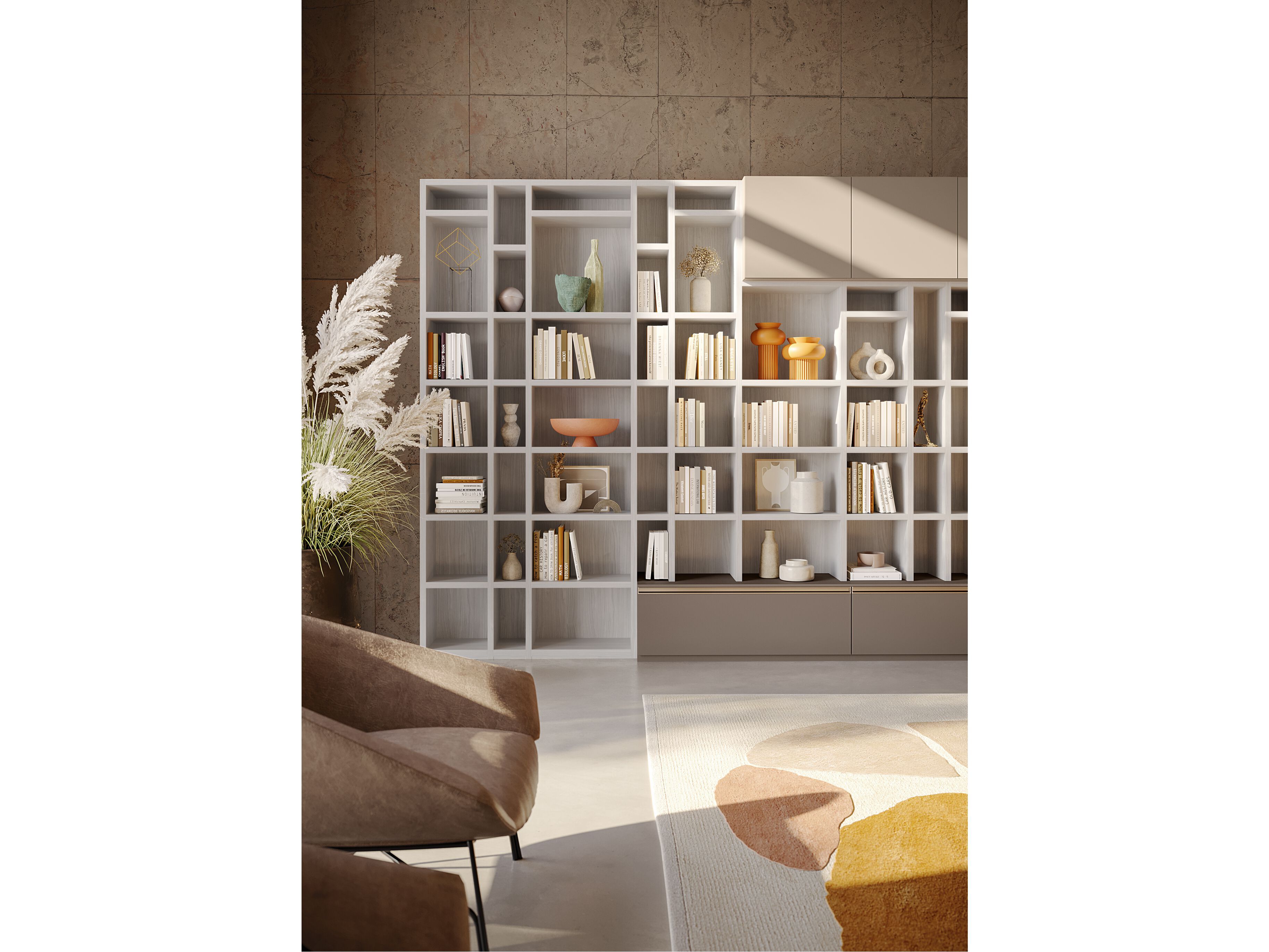 Оборудованная стена Giessegi день за днем ARCH-00094643 - Вид №1