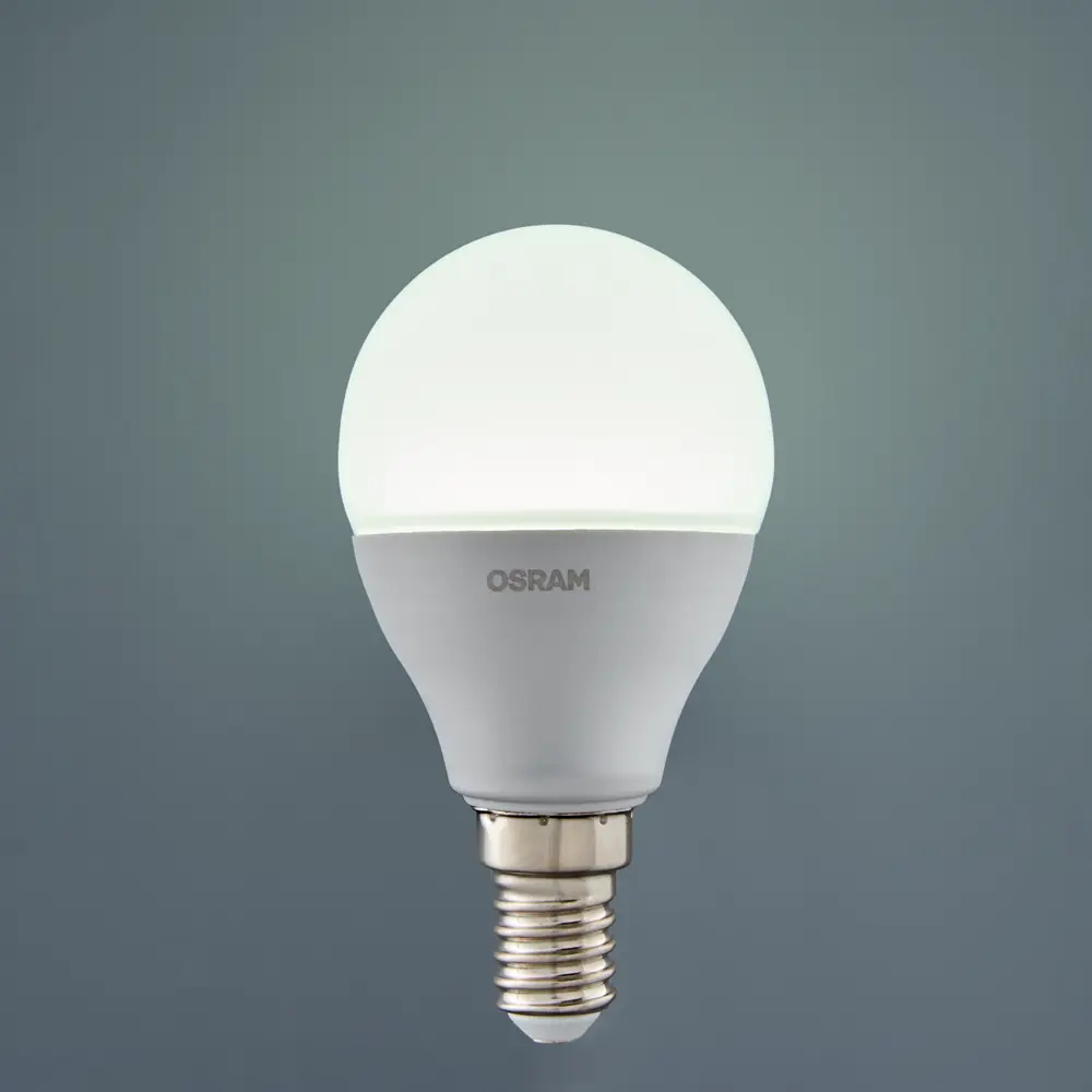 Лампа светодиодная Osram Antibacterial E14 220-240 В 7.5 Вт шар малый 806 лм холодный белый свет 82807758 STLM-2198740  - Вид №3